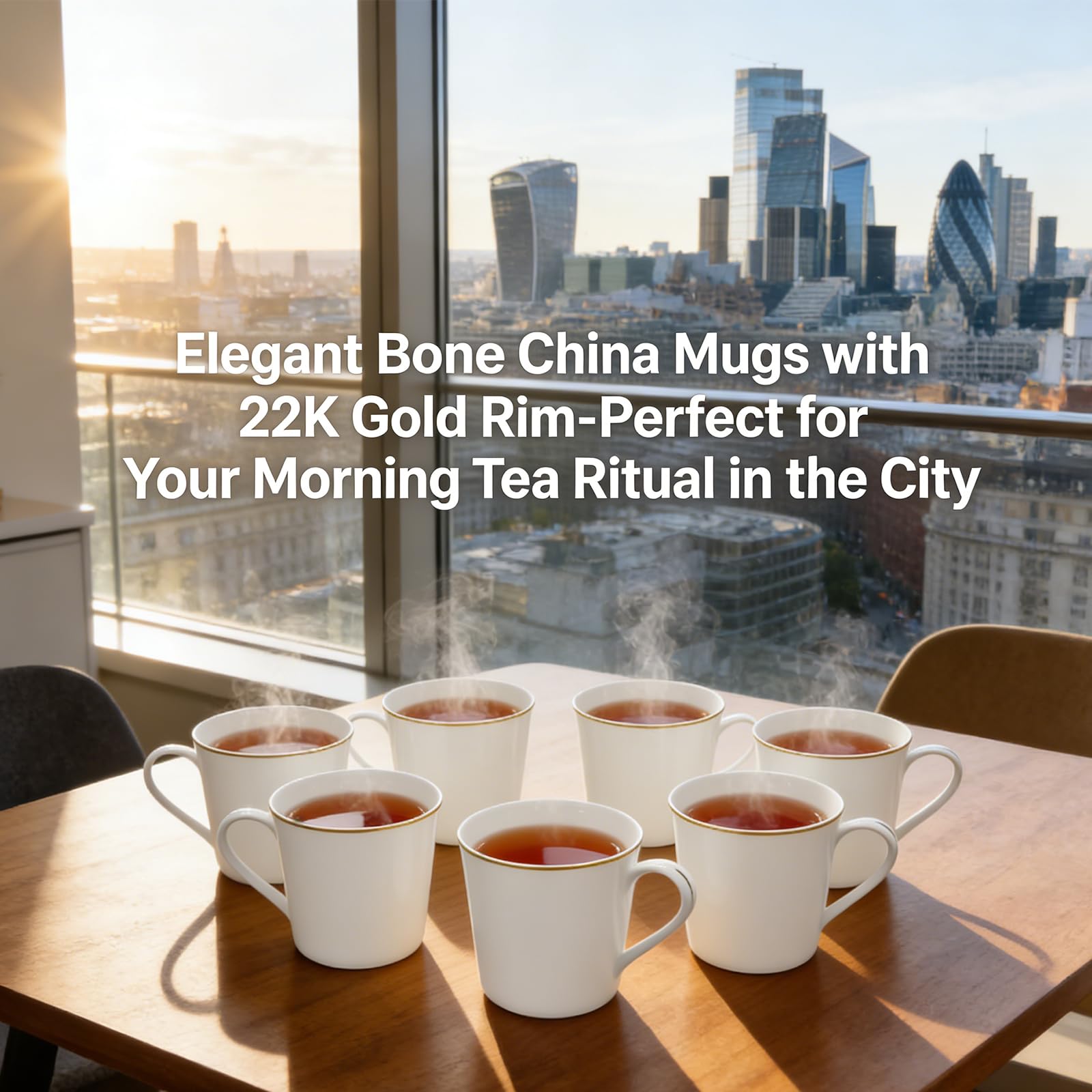 6 tazas de café de 300 ml, juego de 6 tazas de cerámica que te ofrecen un diseño elegante para el disfrute diario. Tazas de café y tazas de café de cerámica, ideales para tu pausa del café