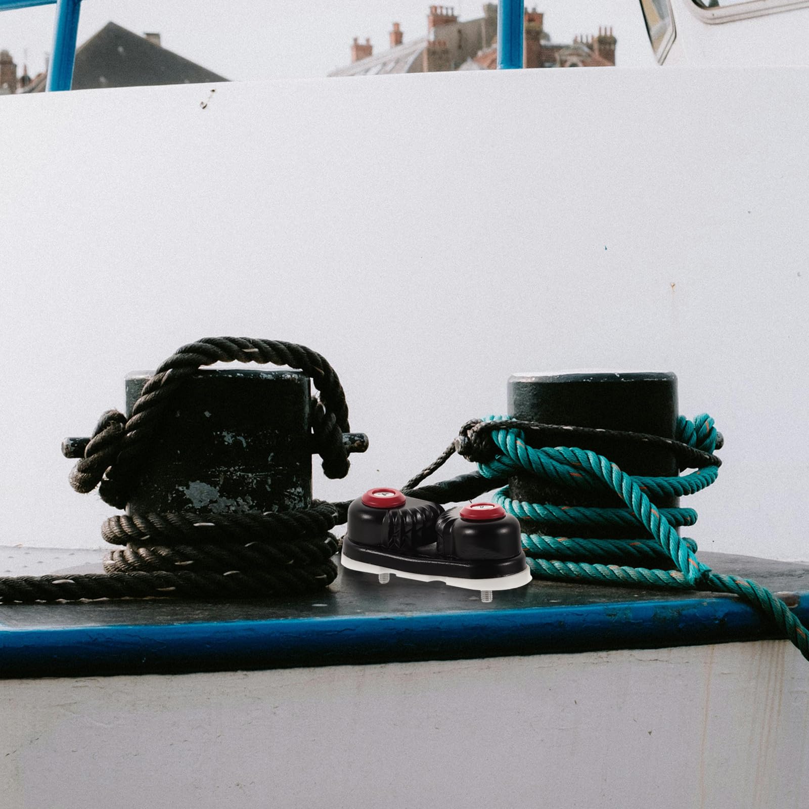 Aluminiumlegierung Nockenklemme Klein Leicht Kajak Zubehör Seilhalter für Boot Outdoor Klemme zur Befestigung von Takelage und Führungsleinen