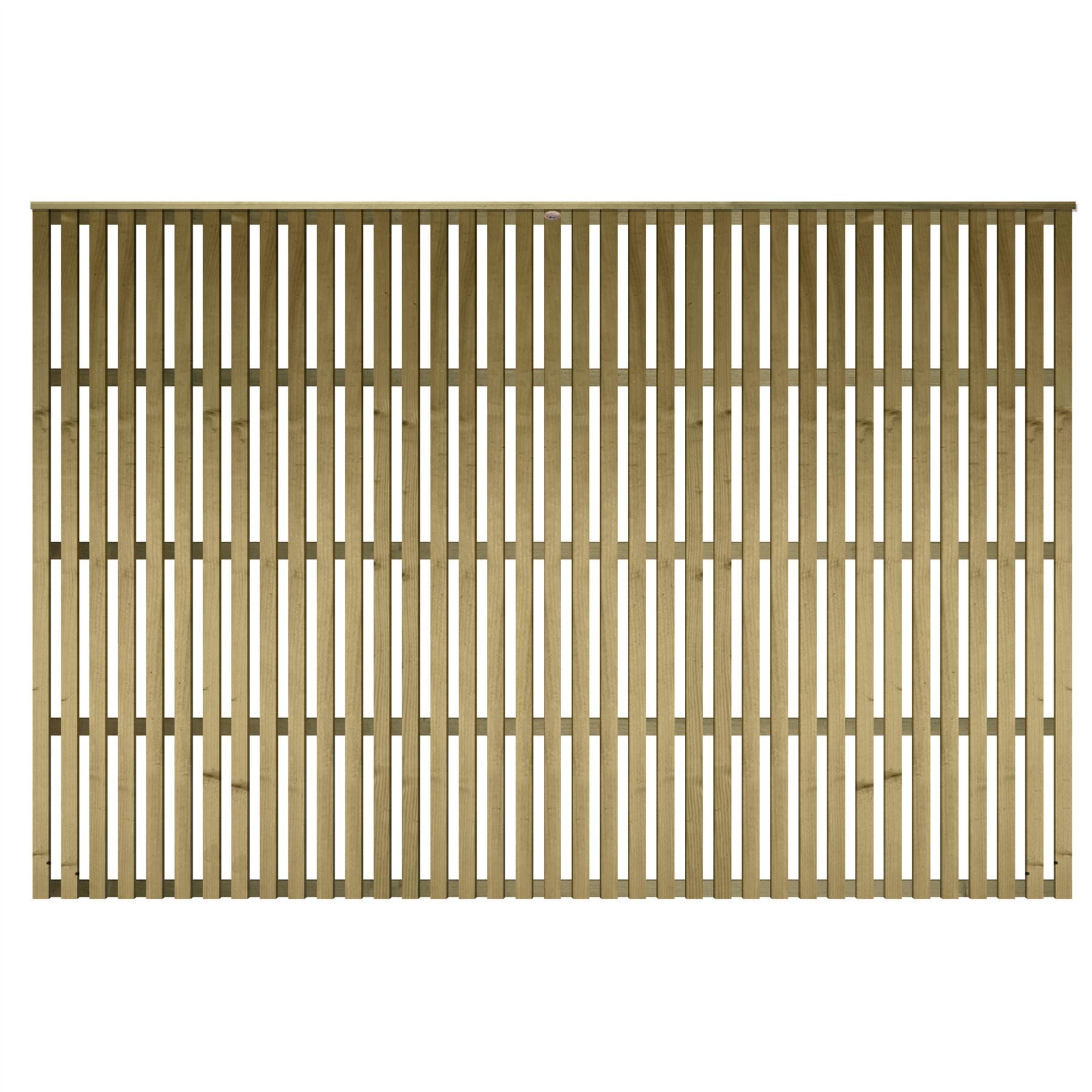 6ft x 4ft Premier Tuscany Wooden Trellis Fence Panel Topper Screen