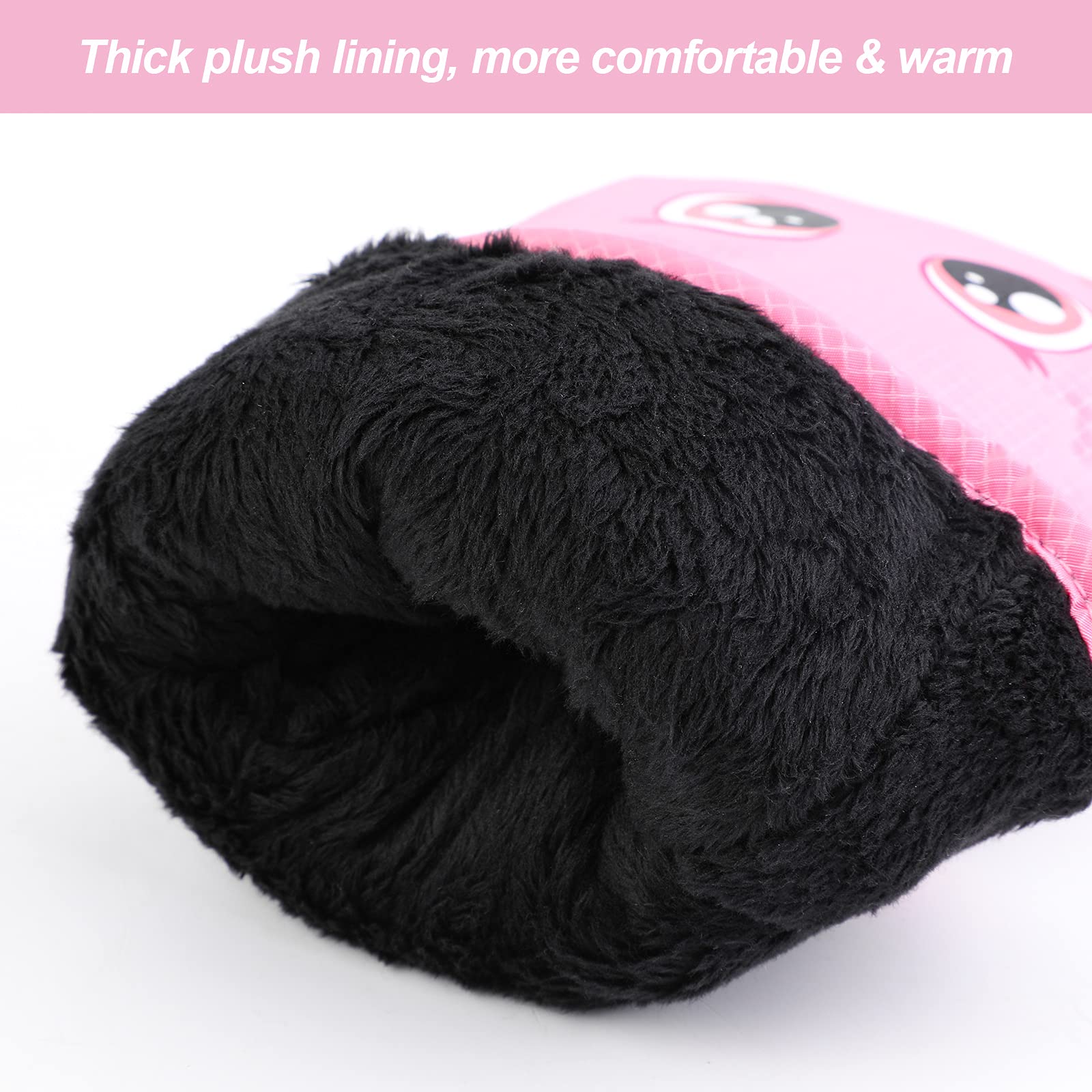 Warme pluche winterhandschoenen voor meisjes • Kleine Piraten Warme pluche winterhandschoenen voor meisjes • Kleine Piraten