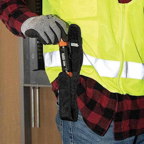 Miniatura 7 de Klein Tools 56413 Linterna LED recargable de 2 colores, funda, foco, reflector, LED rojo, 1000 lúmenes, cable USB, campamento, caza