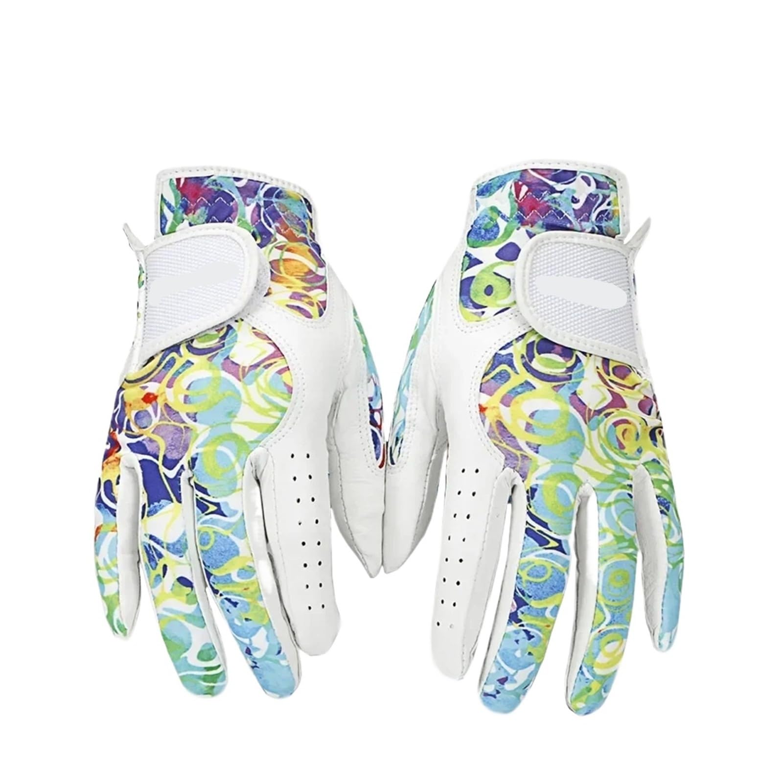 1 par de Guantes de Golf for Mujer, Mano Izquierda y Derecha, Guantes Antideslizantes de Piel de Oveja Suaves y Transpirables for Mujer