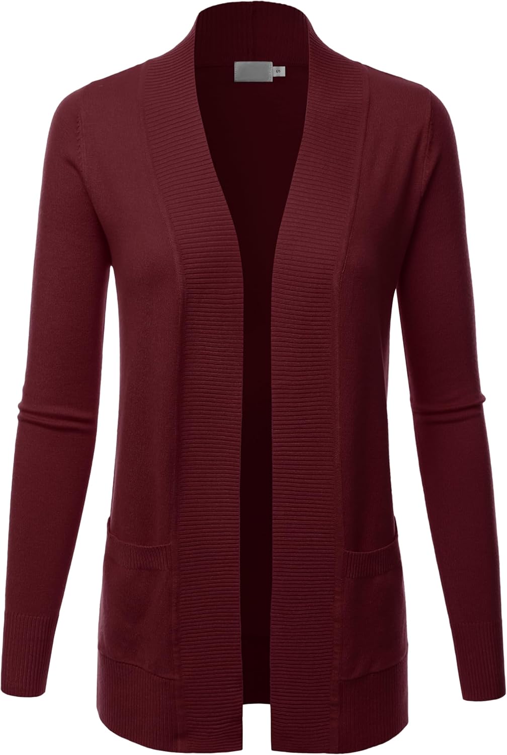 LALABEE Women's Open Front Pockets Knit Long Sleeve Sweater Cardigan(S~3XL)