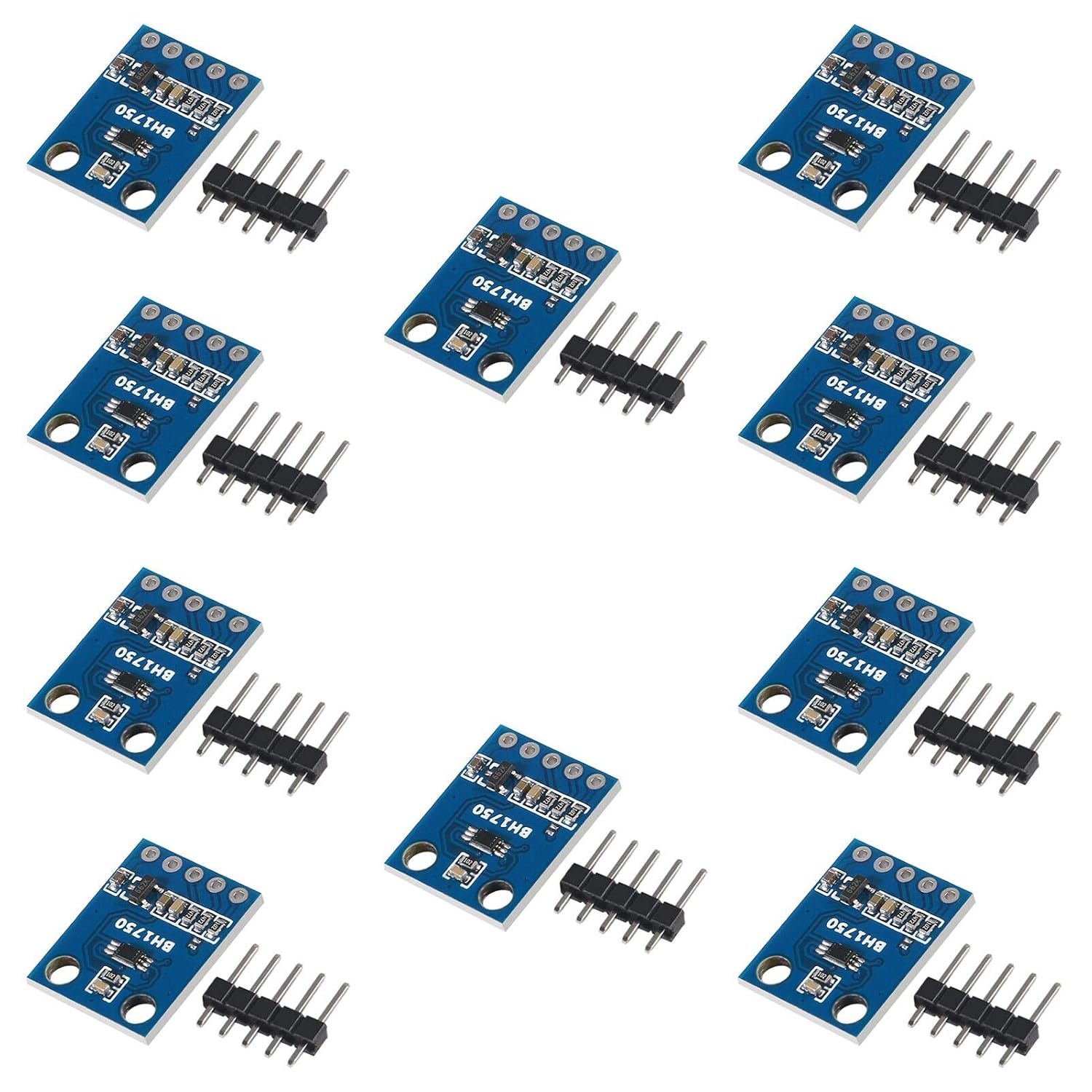10pcs GY-302 BH1750 BH1750FVI Light Intensity Illumination Module for arduino
