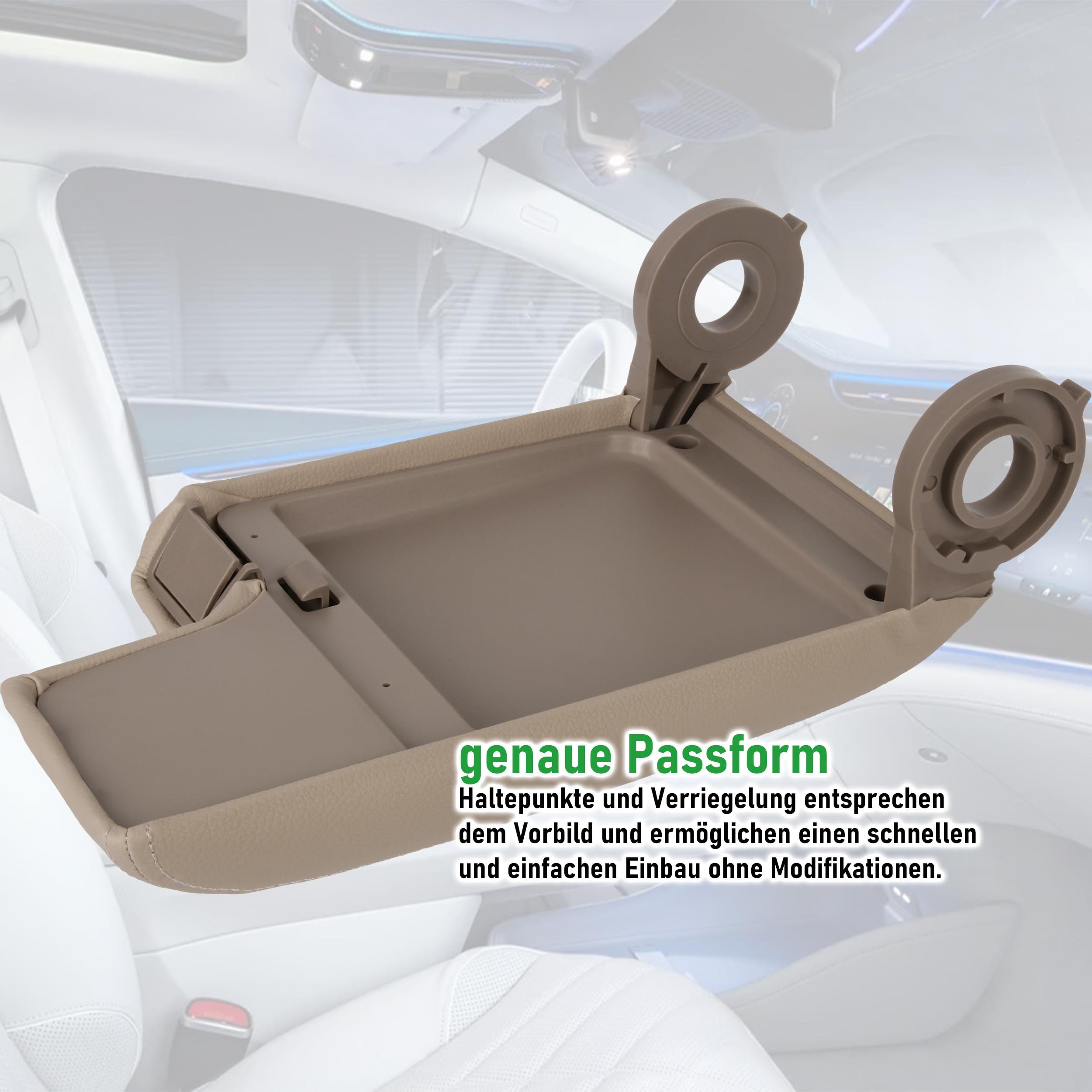 RECAMBO Tapa de reposabrazos central de repuesto compatible con BMW Serie 3 E46 de 1998-2007, color Beige - ajuste robusto - aspecto cercano al original - mecanismo duradero - instalación rápida
