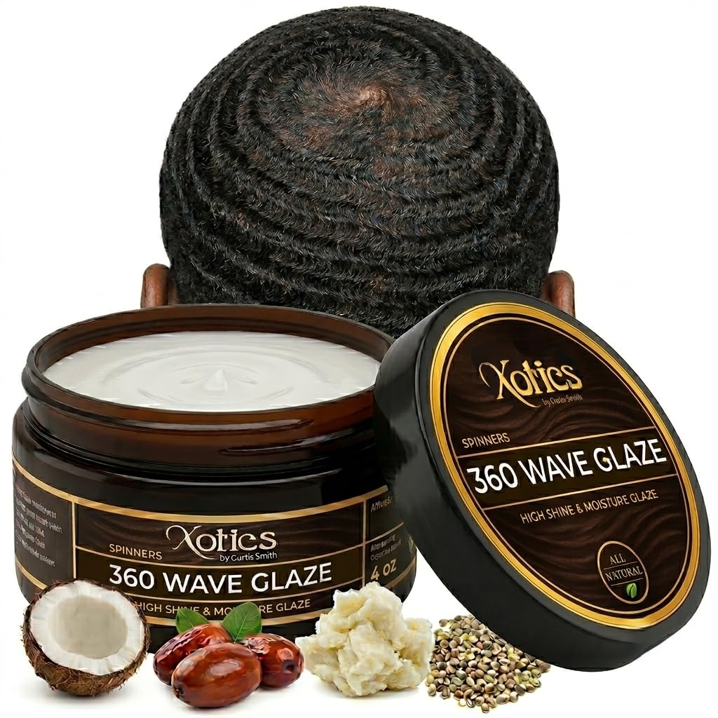 Amazon.com: Xotics Spinners Natural Wave Grease 4oz - Wave Pomade