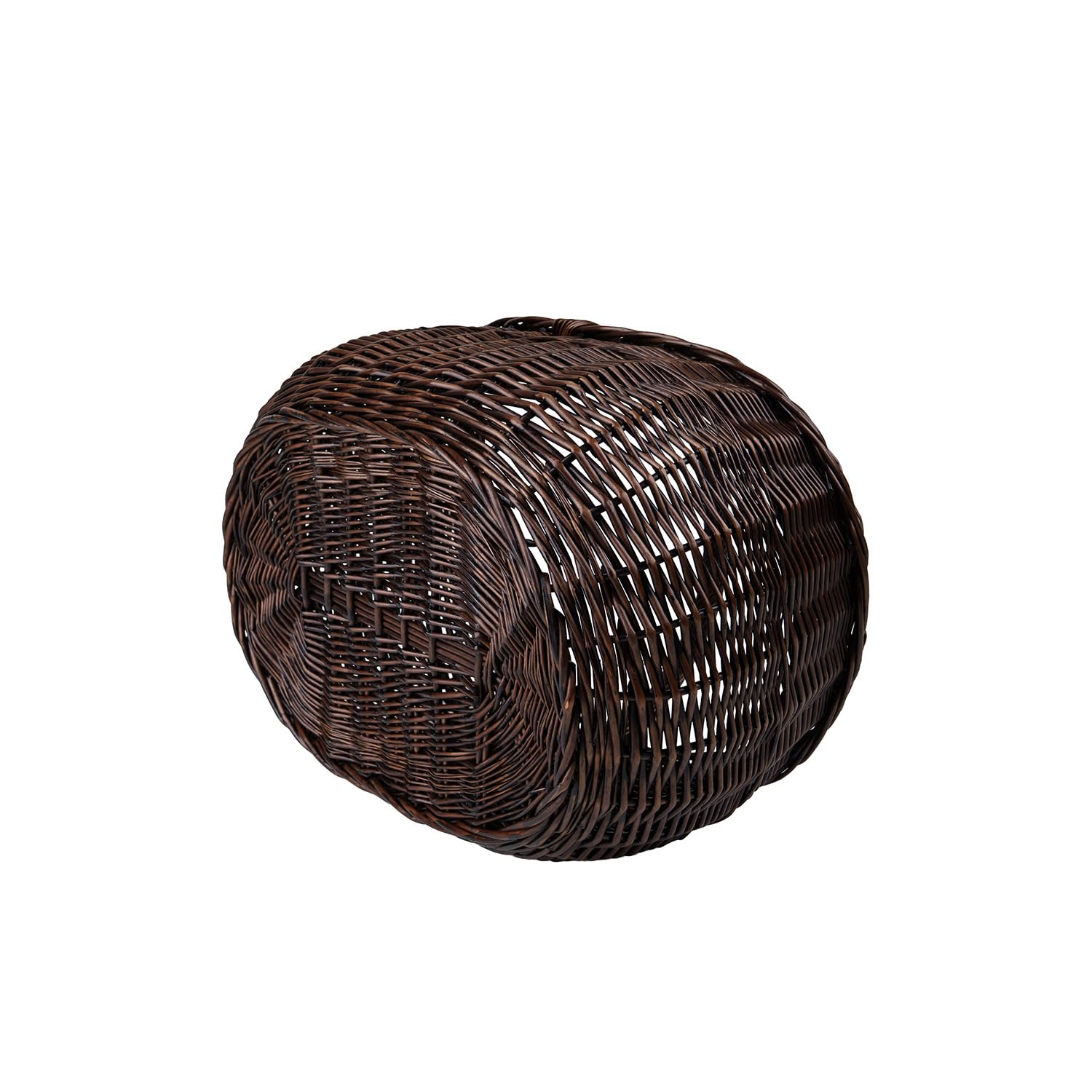 Cesta Portalegna da Interno in Vimini Porta Legna da Interni Fatto a Mano Cesta in Vimini per Legno Cestino per tronchi Ceste per Legna da Interno