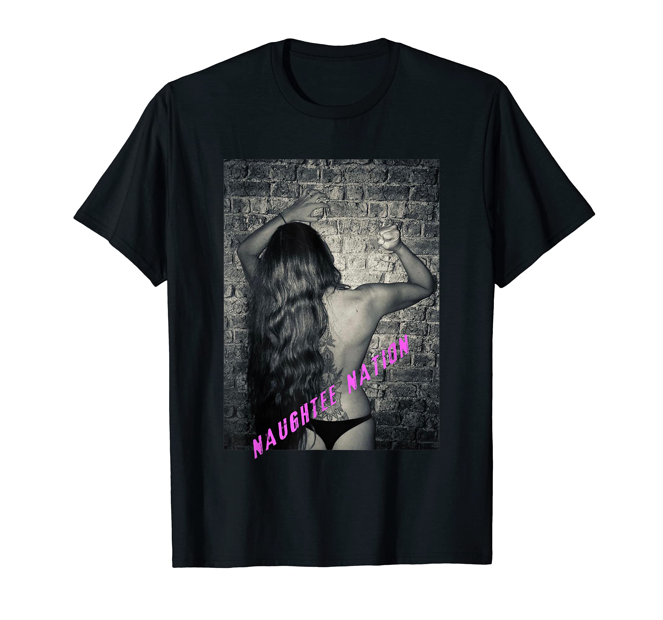 Nude NaughTee Nation Tattoo T-Shirt