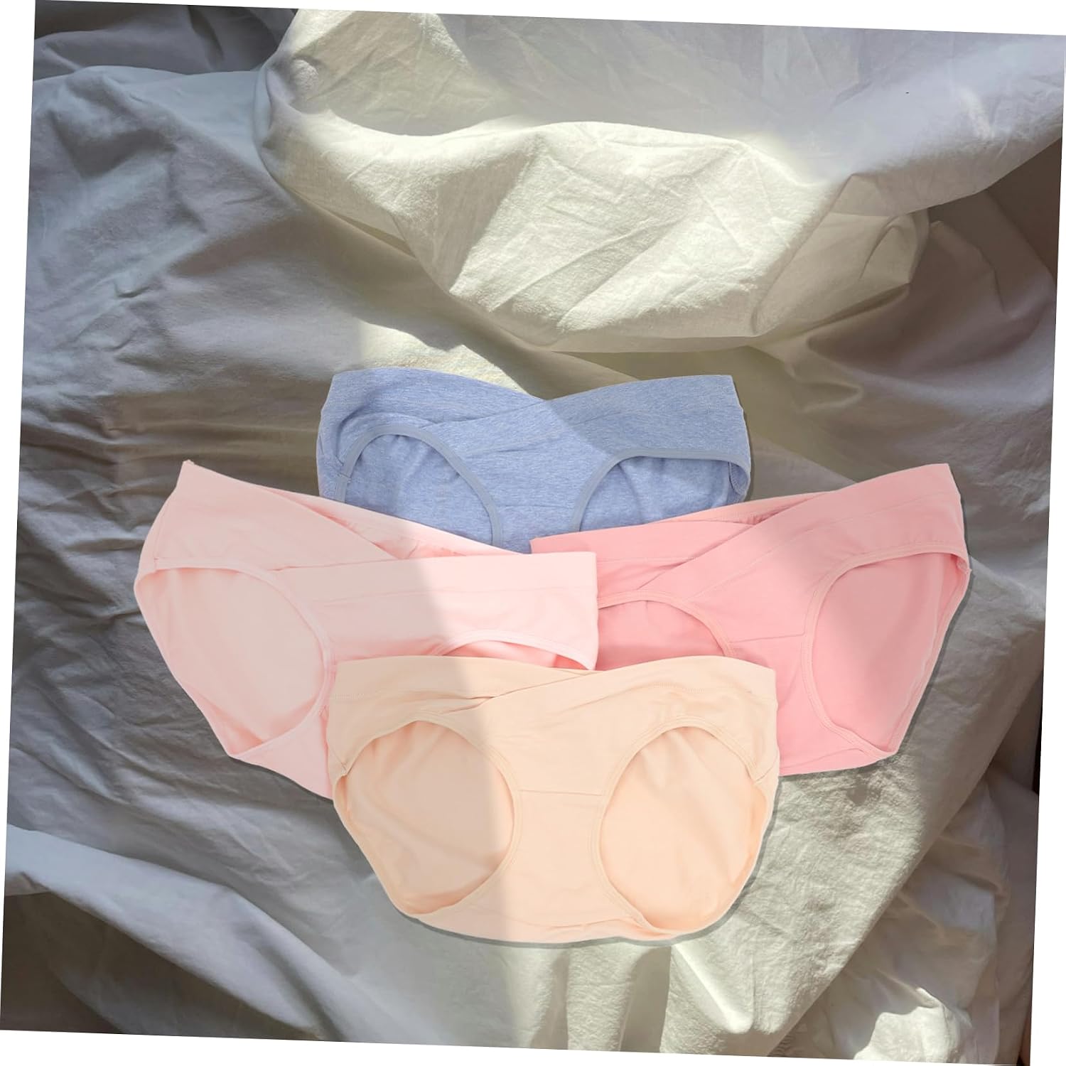 LIFKOME Maternity Panties Travel Underwear Thong Panties for Women Breathable Women Briefs Plus Underwear Cotton