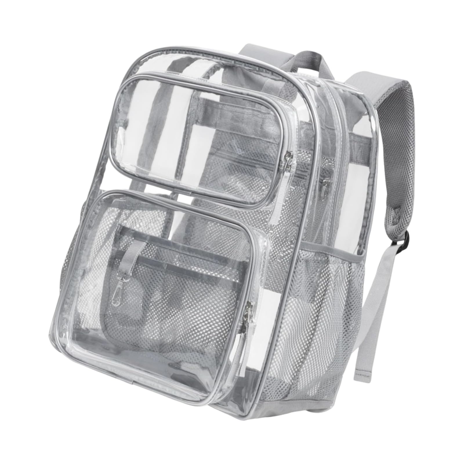 Zaino trasparente Borse per libri scolastici resistenti in PVC trasparente Borsa per lavori universitari Concerti sicurezza per viaggi Borse per libri resistenti capacità