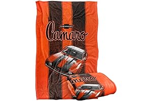 Trevco Chevrolet Camaro Stripes Silky Touch Throw Blanket