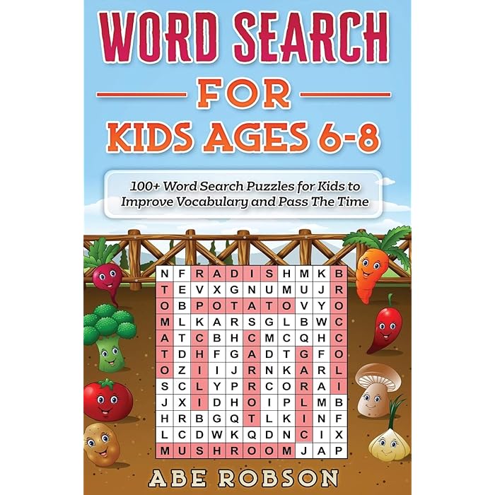 Buy Word Search for Kids Ages 68 100+ Word Search Puzzles for Kids to