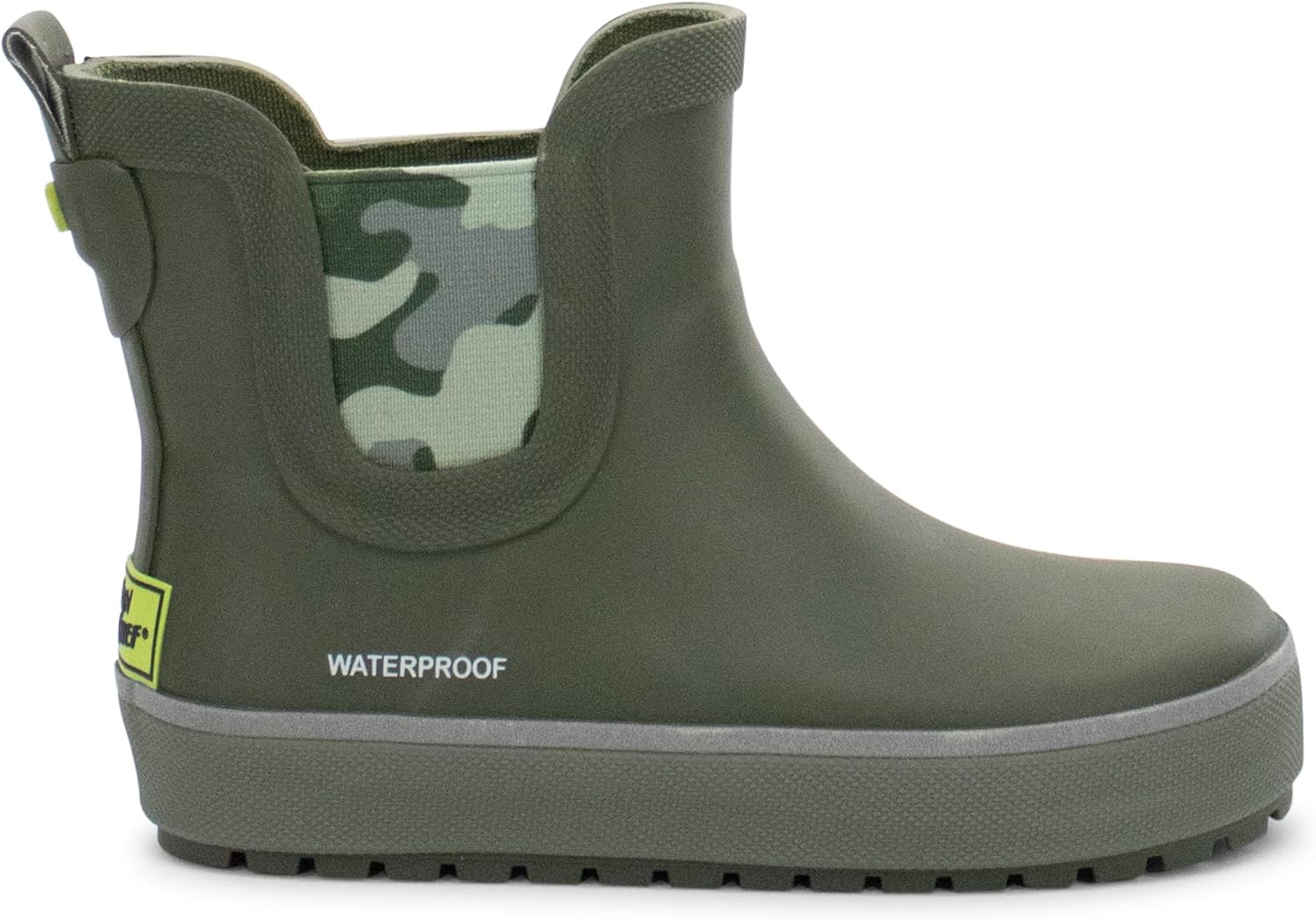 Western Chief Kids Element Chelsea Kid Friendly, Lightweight, Waterproof Rain Boot with Cozy Lining - Perfect Outdoor Boots for Boys and Girls