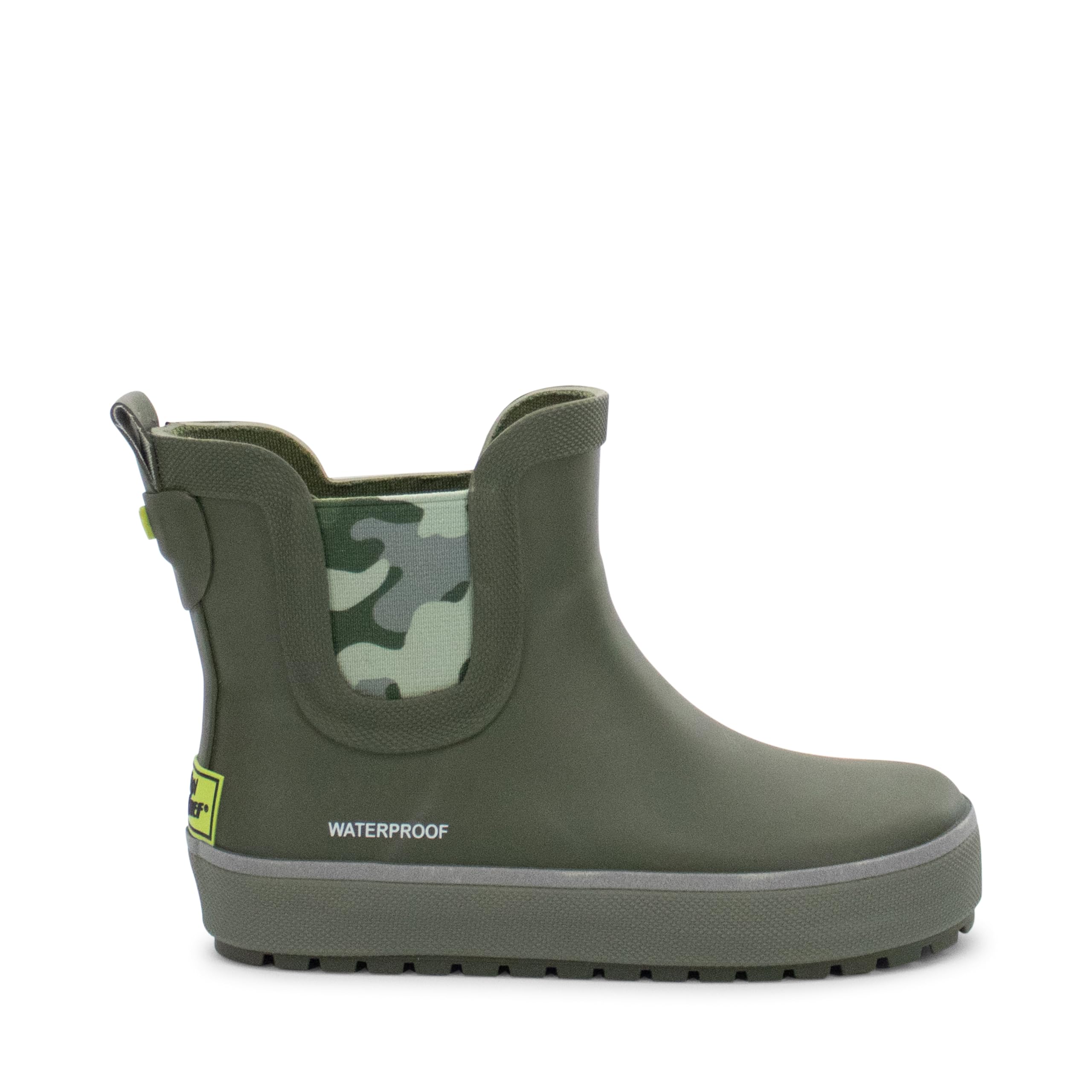 Western Chief Kids Element Chelsea Kid Friendly, Lightweight, Waterproof Rain Boot with Cozy Lining - Perfect Outdoor Boots for Boys and Girls