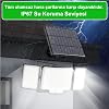 Greentech 348 Ledli, Güneş Enerjili, Hareket Sensörlü, 3 Taraflı Aydınlatma/GT-SL30 [Enerji Sınıfı A+++]
