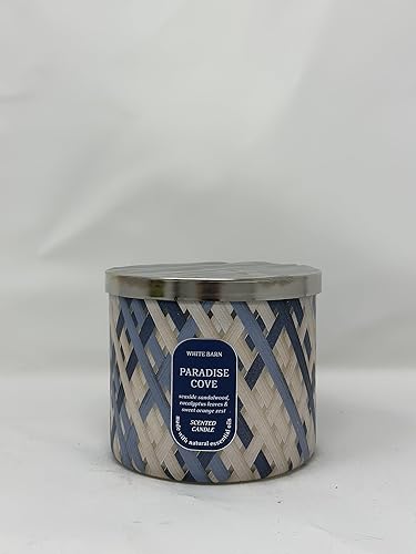 Paradise Cove - Vela de 3 mechas de 14.5 oz (411 g) fabricada con aceite esencial natural