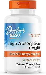 High Absorption CoQ10 with BioPerine, 200 mg, 60 Veggie Caps