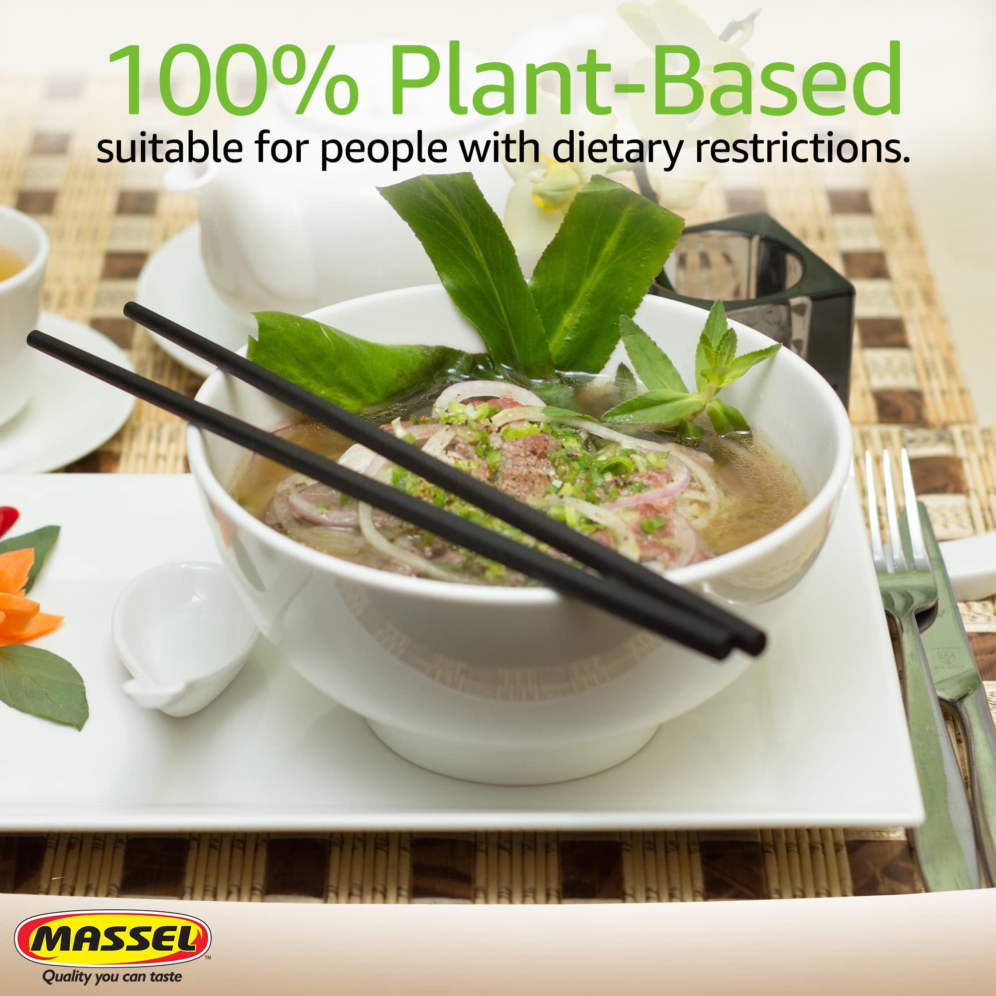 Massel Cubos asiáticos caldo instantáneo sin gluten sabor pho paquete 6 x 105 g