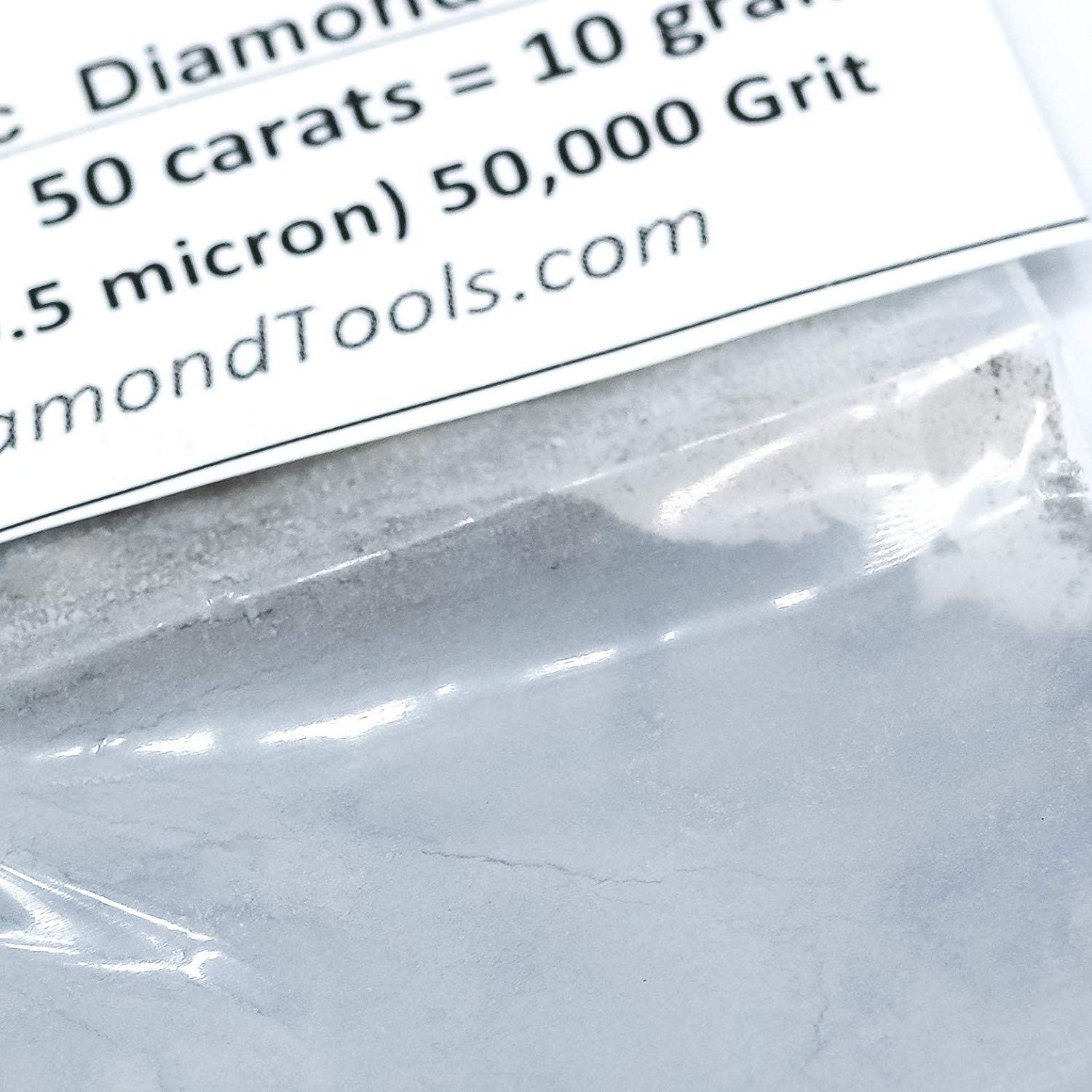 Diamantpulver mit Körnung 50.000, 0-0,5 Mikron, 50 Karat = 10 g