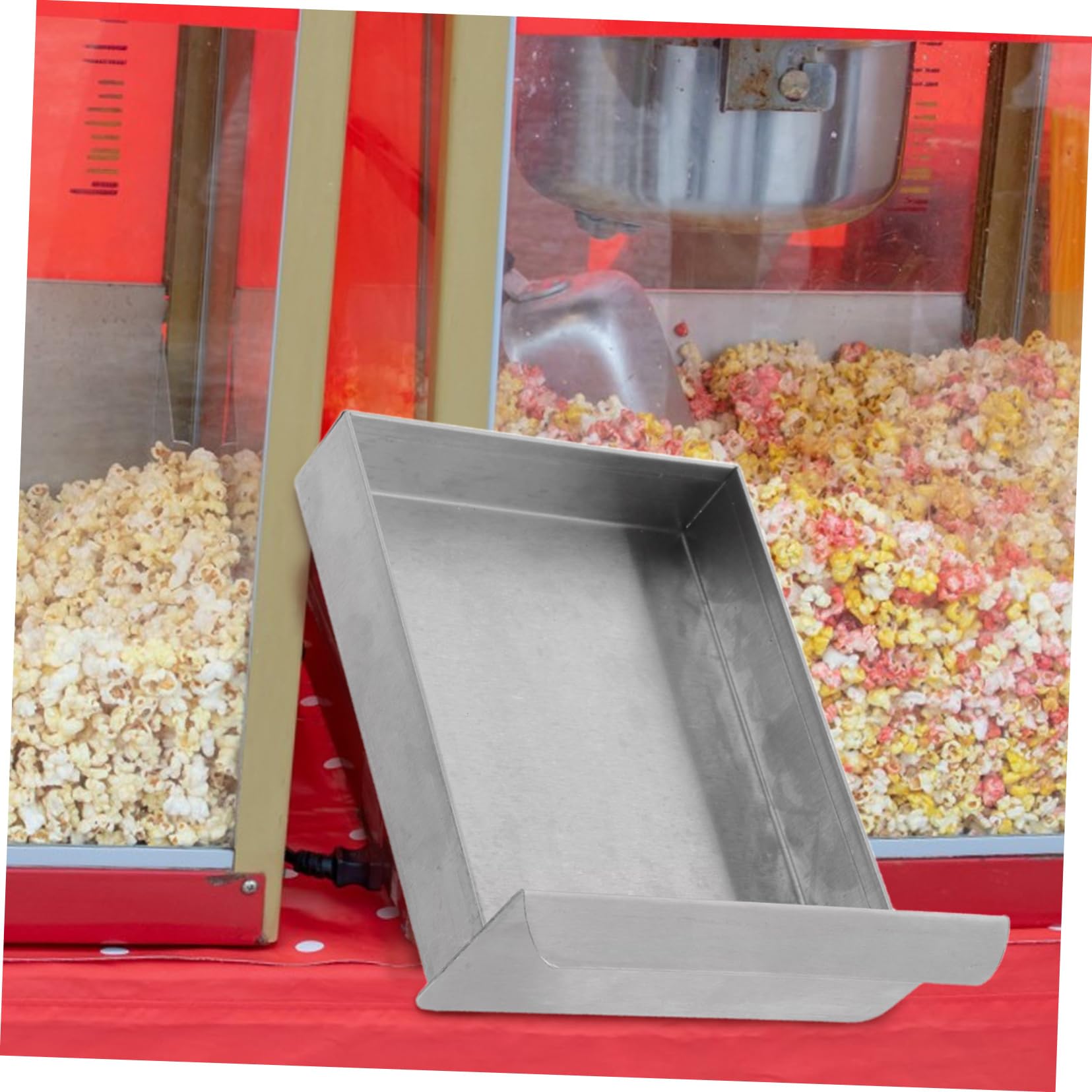 ABOOFAN Ölauffangschale Multifunktionales Zubehör aus Edelstahl mit Einfacher Installation für Effiziente Wartung und Reparatur für Kommerzielle Popcornmaschinen