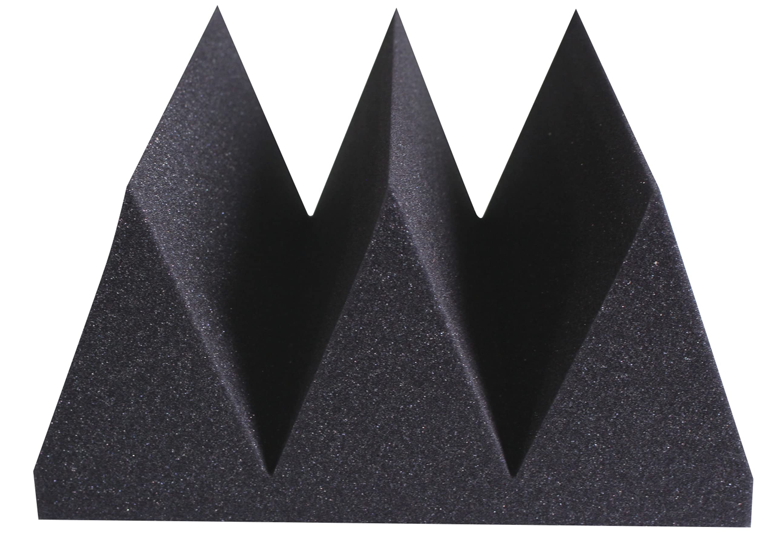 Professional Acoustic Foam Panels 12” x 12” x 6” Soundproofing Tiles - 6 Inches Thick For Maximum Sound Dampening And Broadband Sound Control - Ultra Absorbent Acoustic Foam Wedges (24 Pack, Charcoal)