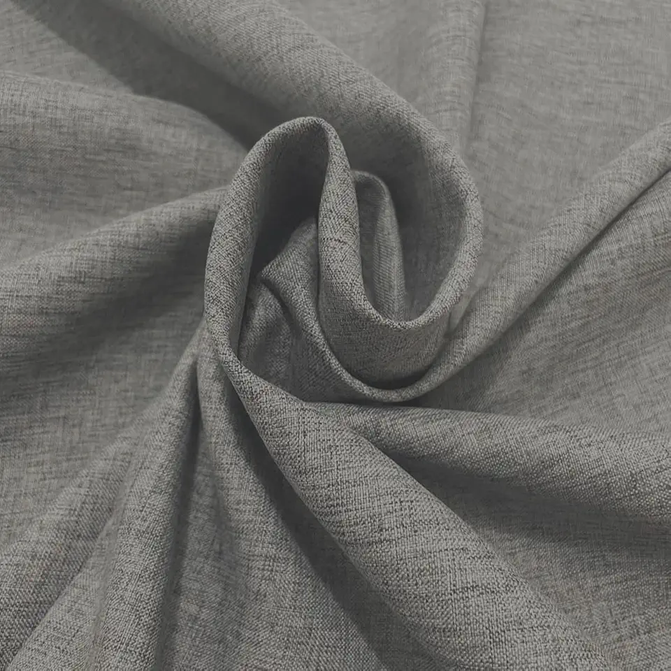 Tecido Linho Linen Look Cinza 1,40m largura