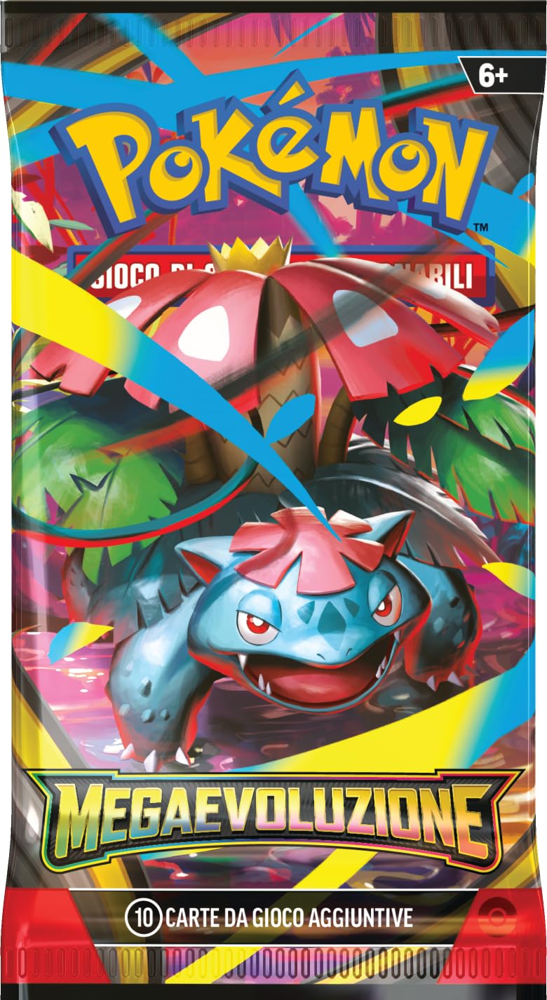 Pokémon: espositore di buste dell’espansione Megaevoluzione del GCC Pokémon (18 buste di espansione) - Esclusiva Amazon