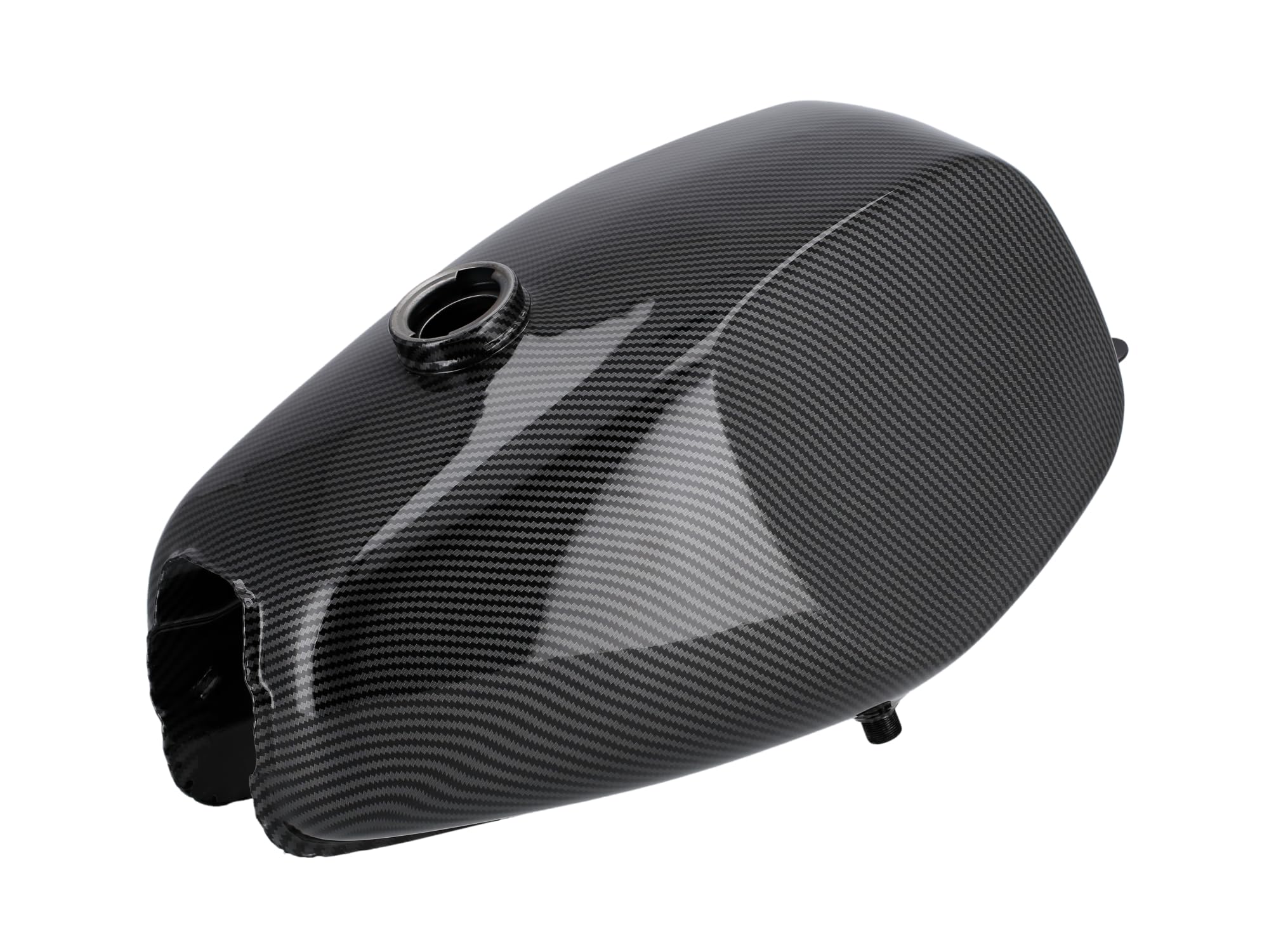 Set: Büffeltank + Seitendeckel, Carbonoptik - für Simson S50
