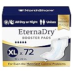 NorthShore Booster Pads for Men and Women with Adhesive, X-Large, Case/72 (6/12s)