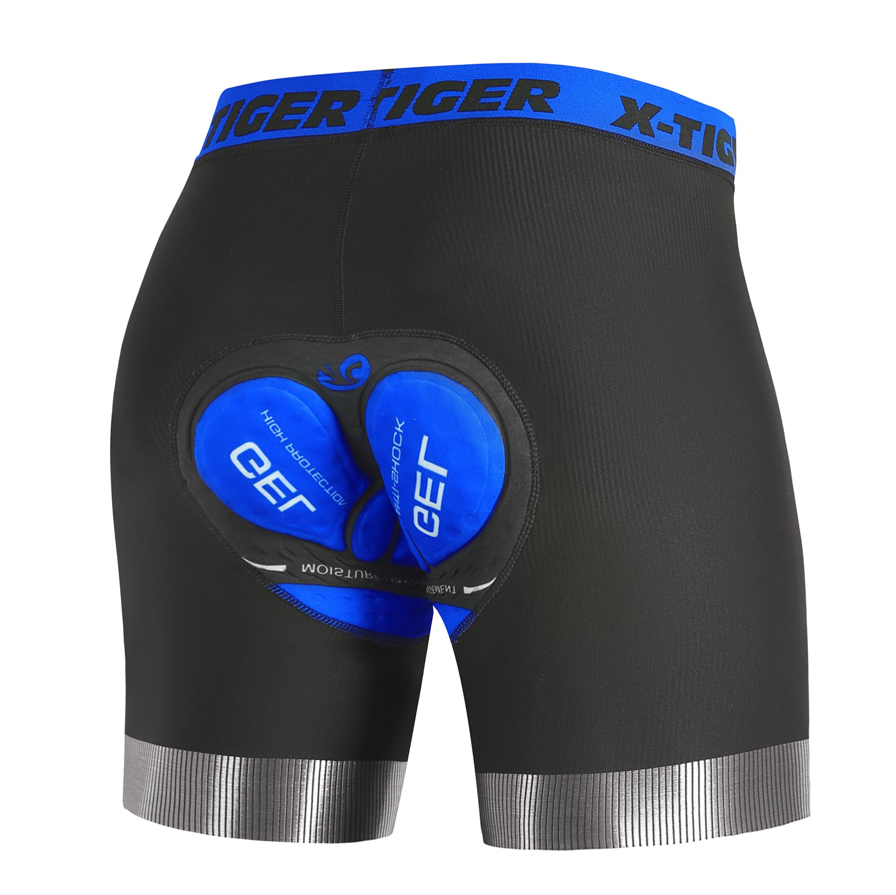 Short Cyclisme Homme Squadra Boingo - Taille Large, Rembourré, Triathlon
