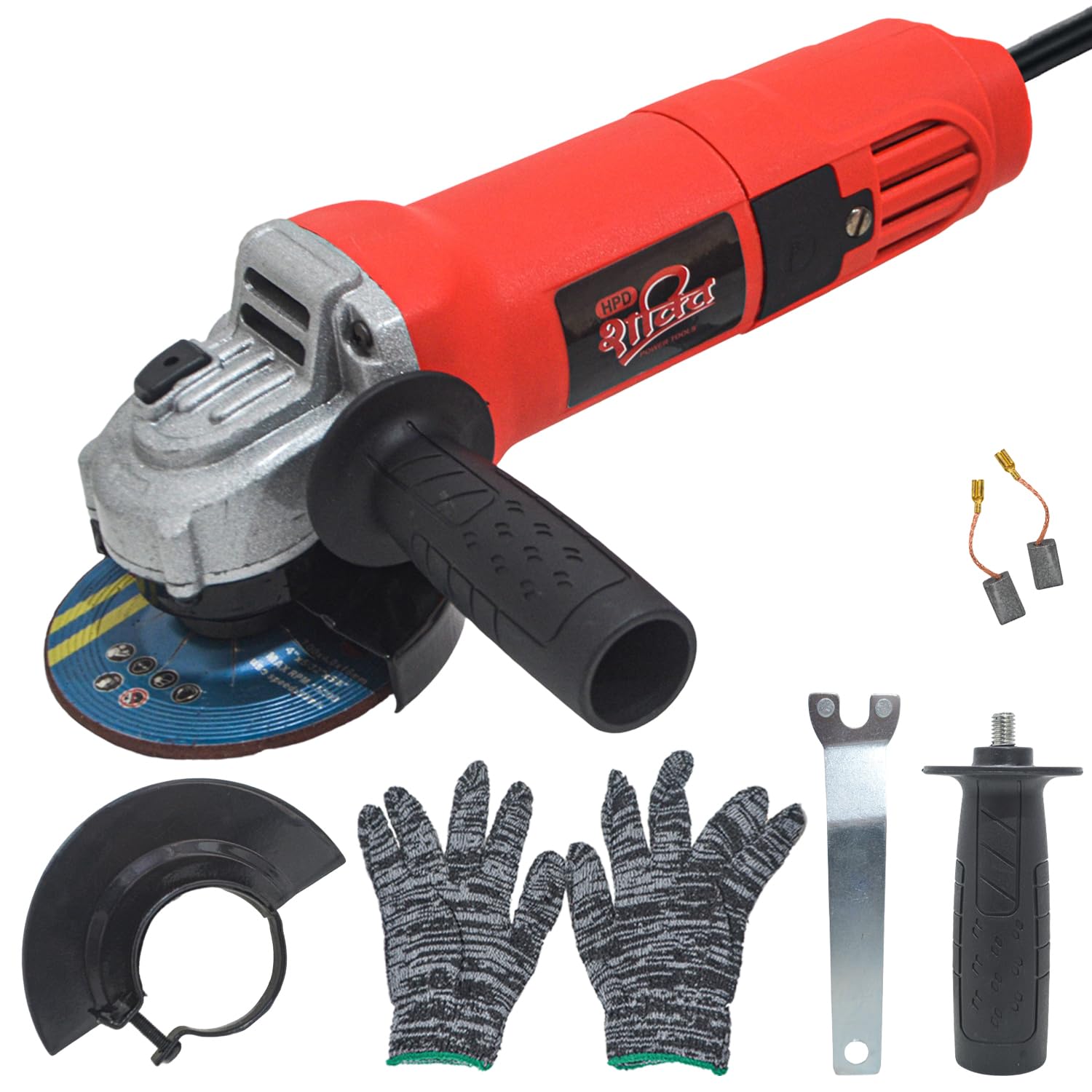 HPD Shakti Angle Grinder Heavy 850 Watt Copper Motor 4 Inch / 100MM | Hand Cutter for Grinding, Cutting, Polishing RED 803 Model (B0DCZNDB2Q) Amazon Price History, Amazon Price Tracker
