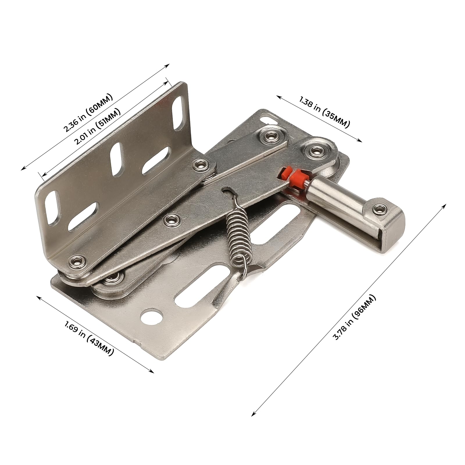 Snapklik.com : Homdiy Soft Close Tip-Out Tray Hinges Scissor Hinges For ...