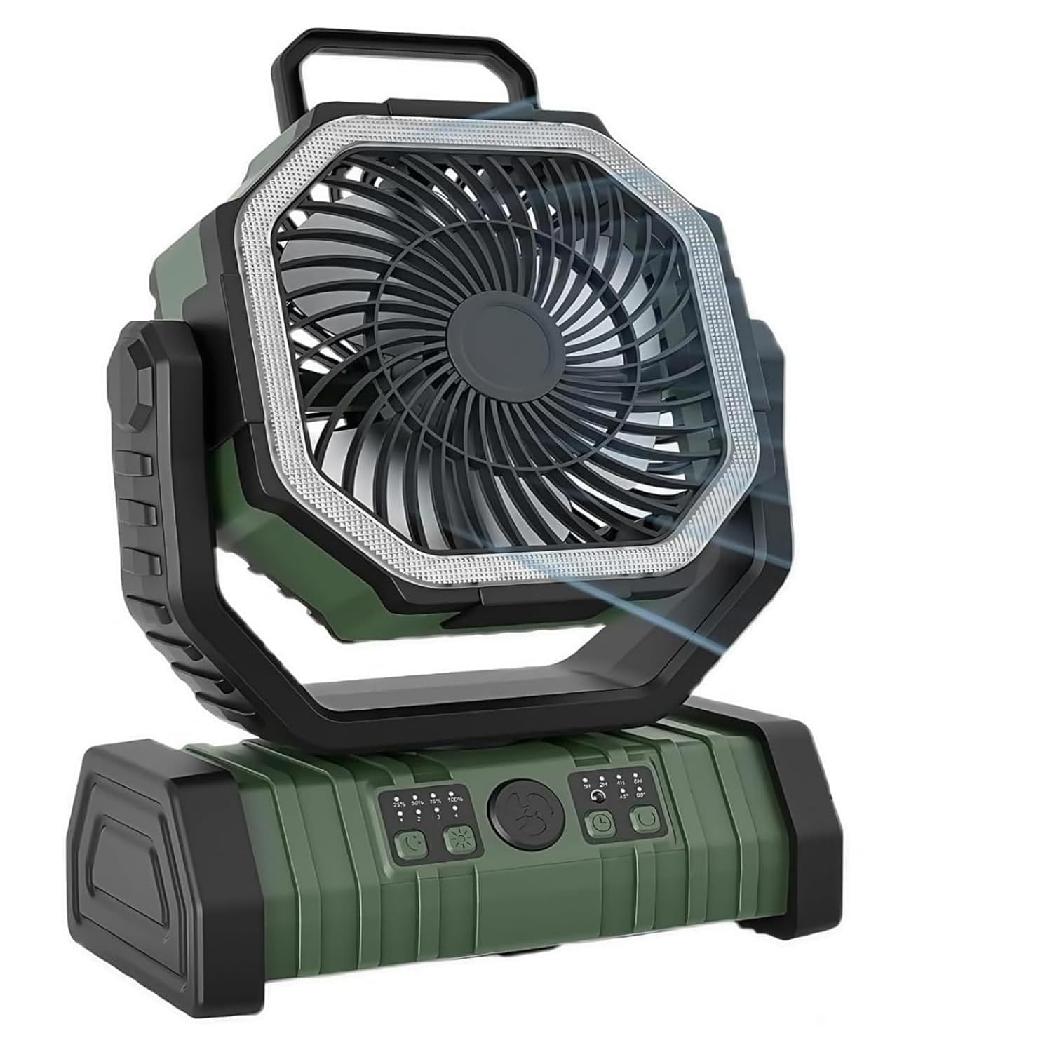 Ventilateur de camping sous la tente pour des nuits fraîches