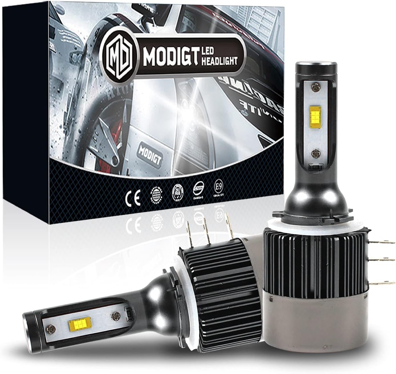 H15 LED HeadLight Kit, 110W Seoul CSP Chips 12000LM H15 LED Conversion Kit Headlight Bulb Halogen Light Canbus Light 6500K 12V-36V