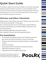 Vista 13 de Pool RX 332001 PoolRX+ Booster Blue Pool Algicide, unidad individual