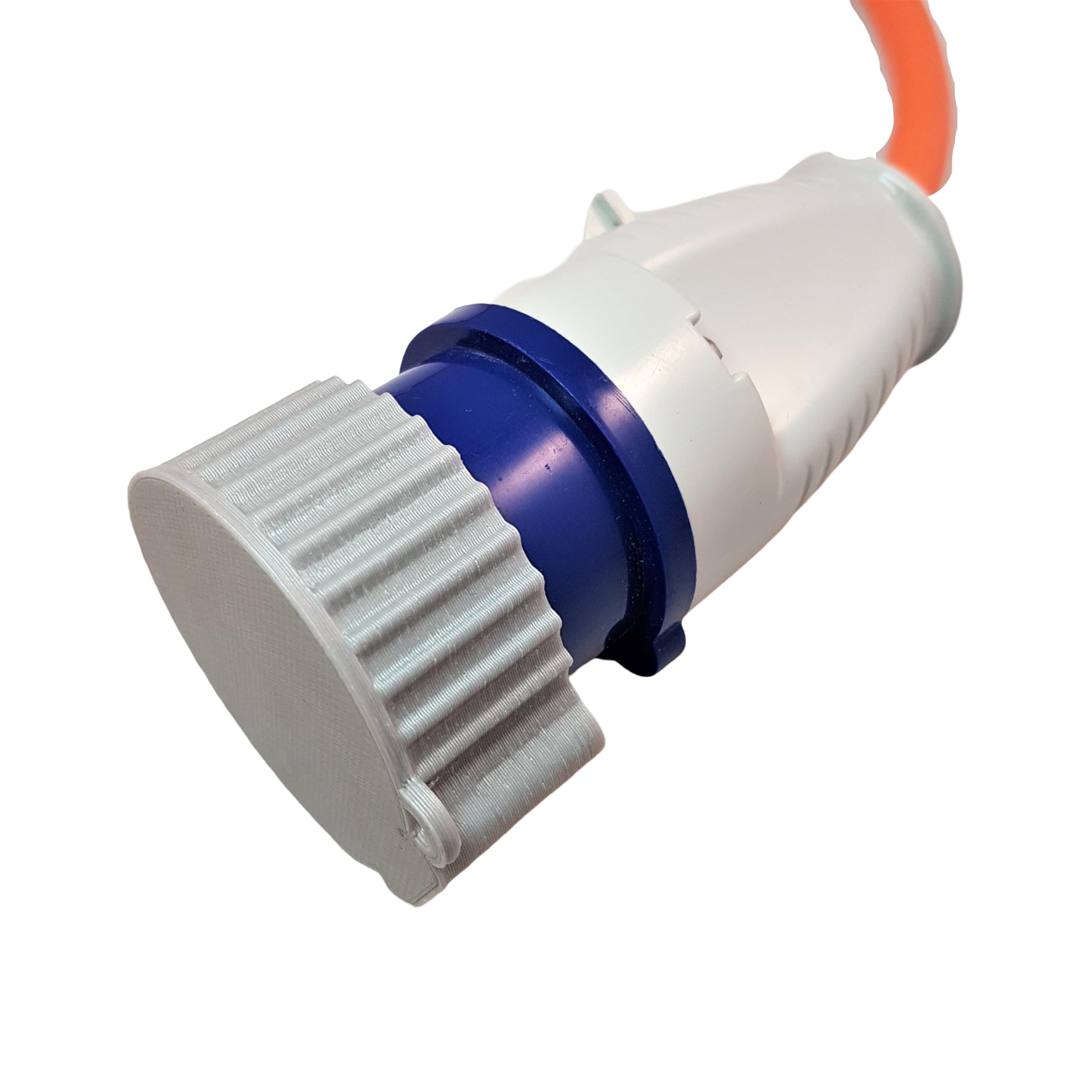 3D Cabin 16 Amp Mains Hook Up Plug Dust Cover for Motorhome Caravan Campervan and 110V Transformer