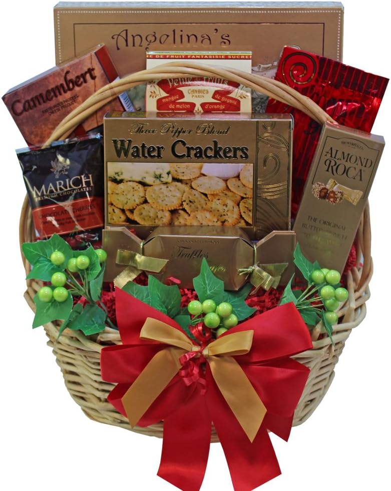Sweet Wishes For You! Gourmet Food Gift Basket (Chocolate Option)
