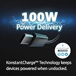 Kensington SD4760P 11-in-1 USB-C Moniteur triple station d'accueil DisplayLink Station d'accueil, 3xHDMI, 100W Charge pour ordinateur portable, 6xUSB A, Ethernet, Audio, pour Mac et Windows Driver Nécessite K33622NA | DisplayLink l'amarrage, 3x HDMI, 100W charge de l'ordinateur portable,