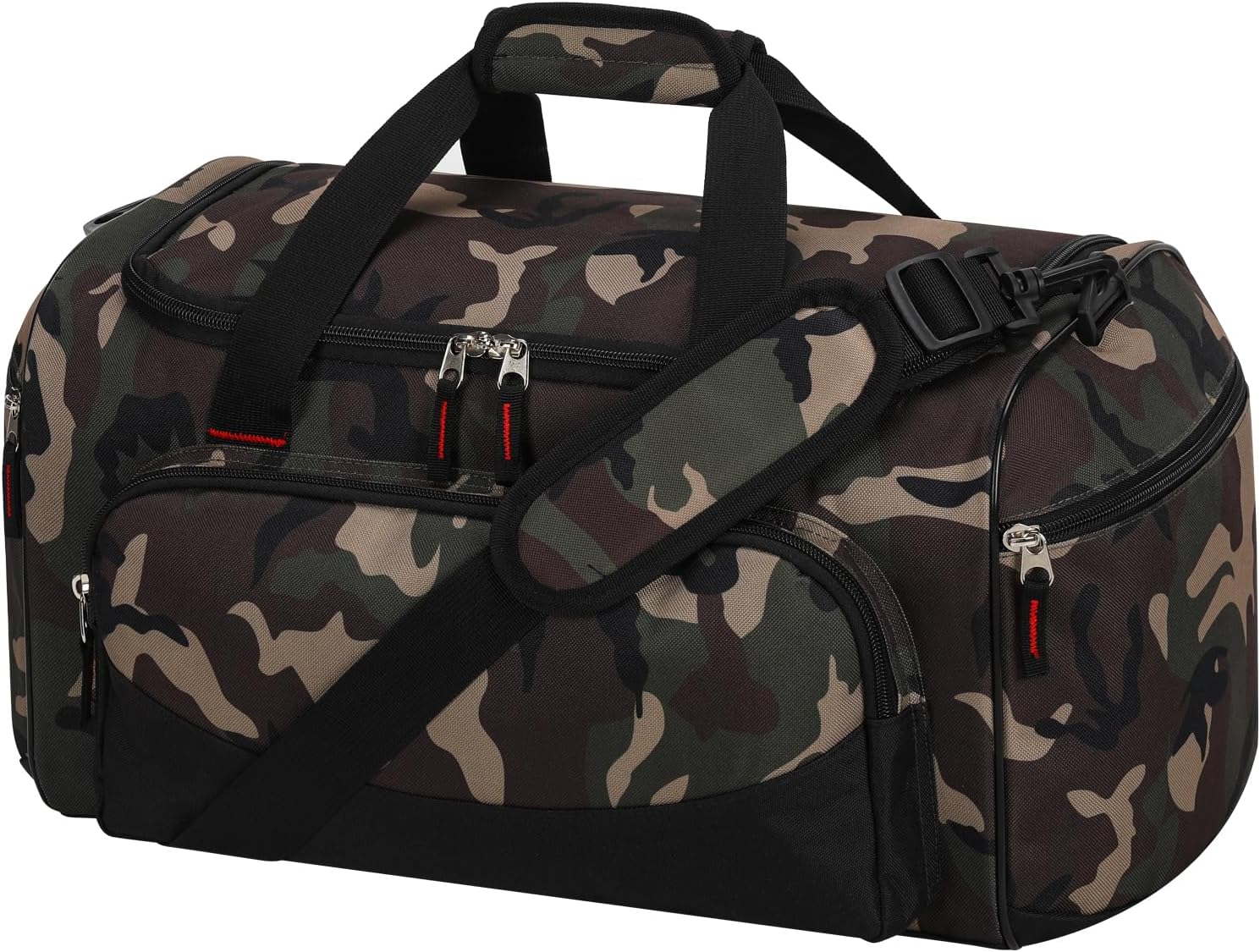 30L Gym Sport Duffle Bag - 17 inch Carry on Weekender Overnight Bag for Travel, Workout, Fitness (Camo-30L)