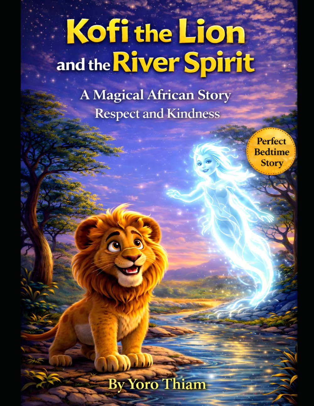 Kofi The Lion and The River Spirit: A Magical African Bedtime Story About Respect, Kindness, and Protecting Nature (Ages 4–8) (Kofi the Little Lion Series)