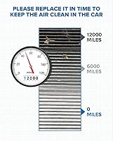 Vista 5 de PHILTOP Filtro de aire de cabina, ACF058 (CF10361) Reemplazo para Cobalt, HHR, G5, Ion, Pursuit, Filtro de Cabina Premium con filtro de carbón