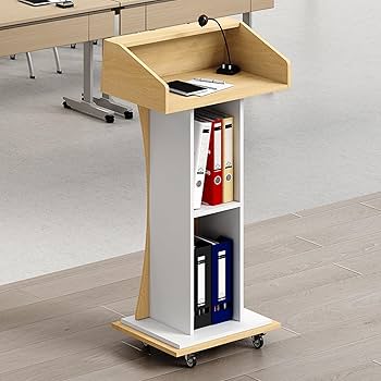 講演台 表彰台 司会台(濃色) Amazon | 表彰台 司会者台無垢材 幅530×奥行330×高さ1140mm 演台