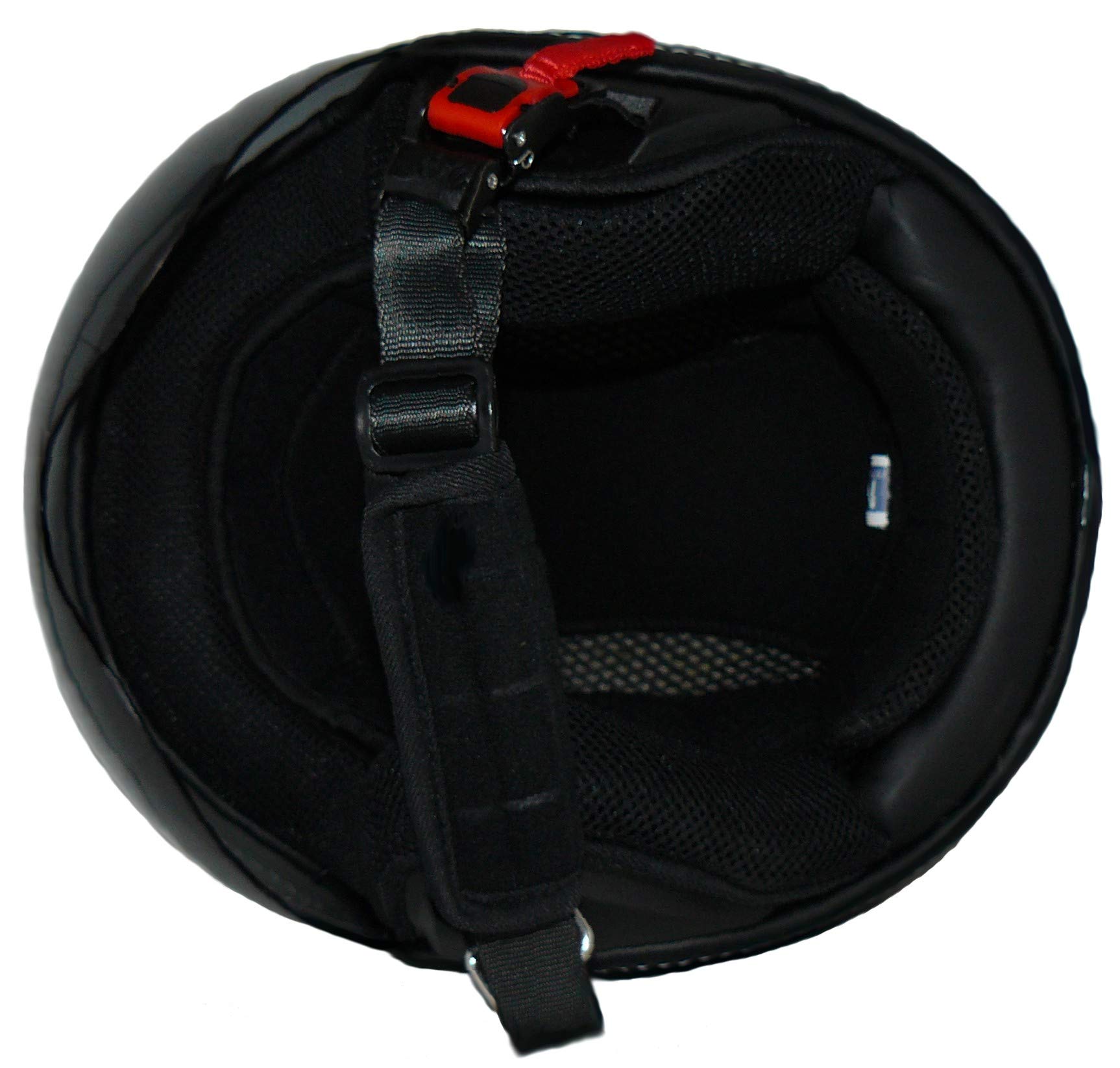 Męski kask motocyklowy H730, skórzany kask motocyklowy H730, skóra z powłoką ze sztucznej skóry, wzór pilotki, czarna powłoka ze sztucznej skóry, S EU