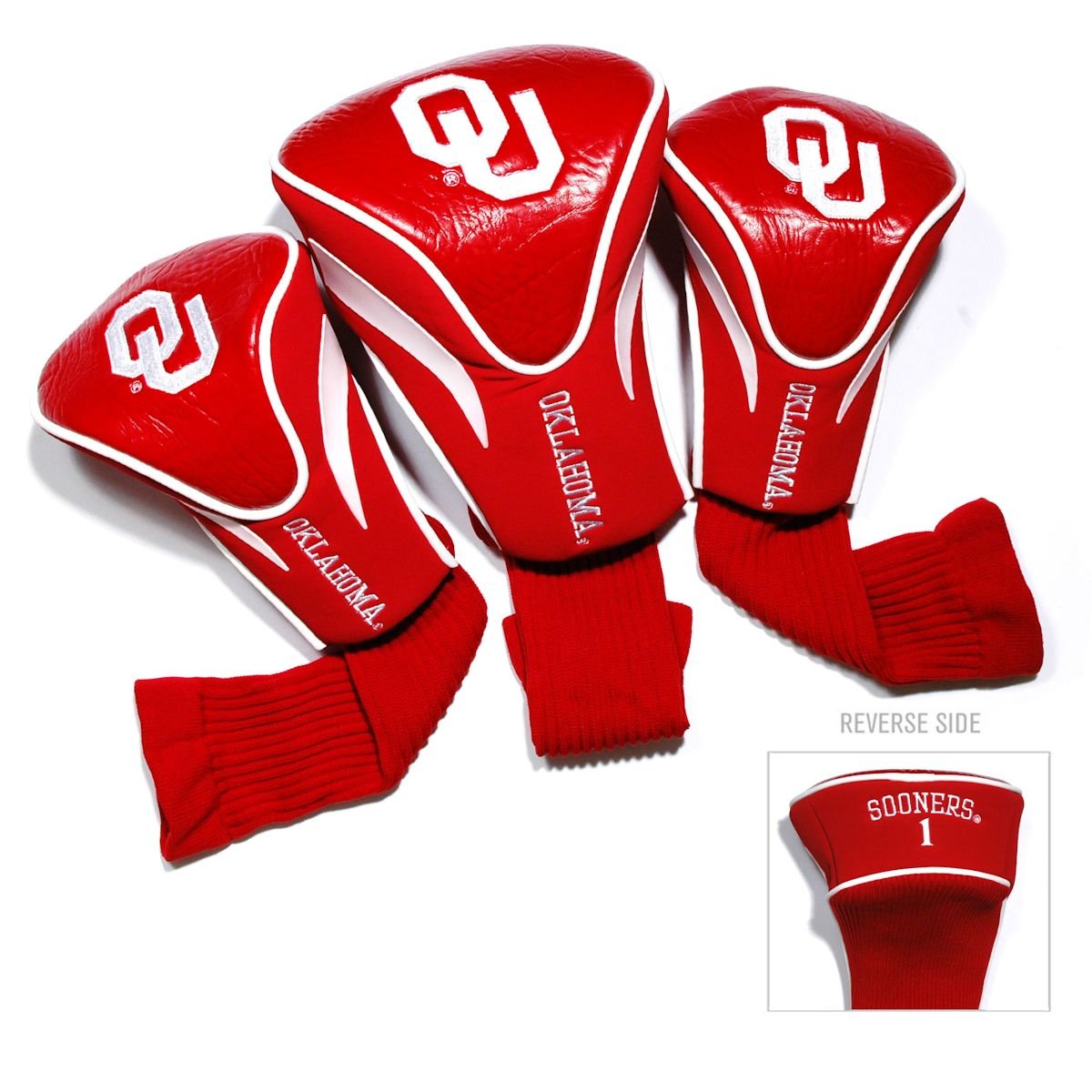 Oklahoma Sooners Contour 3PK Sock Headcovers
