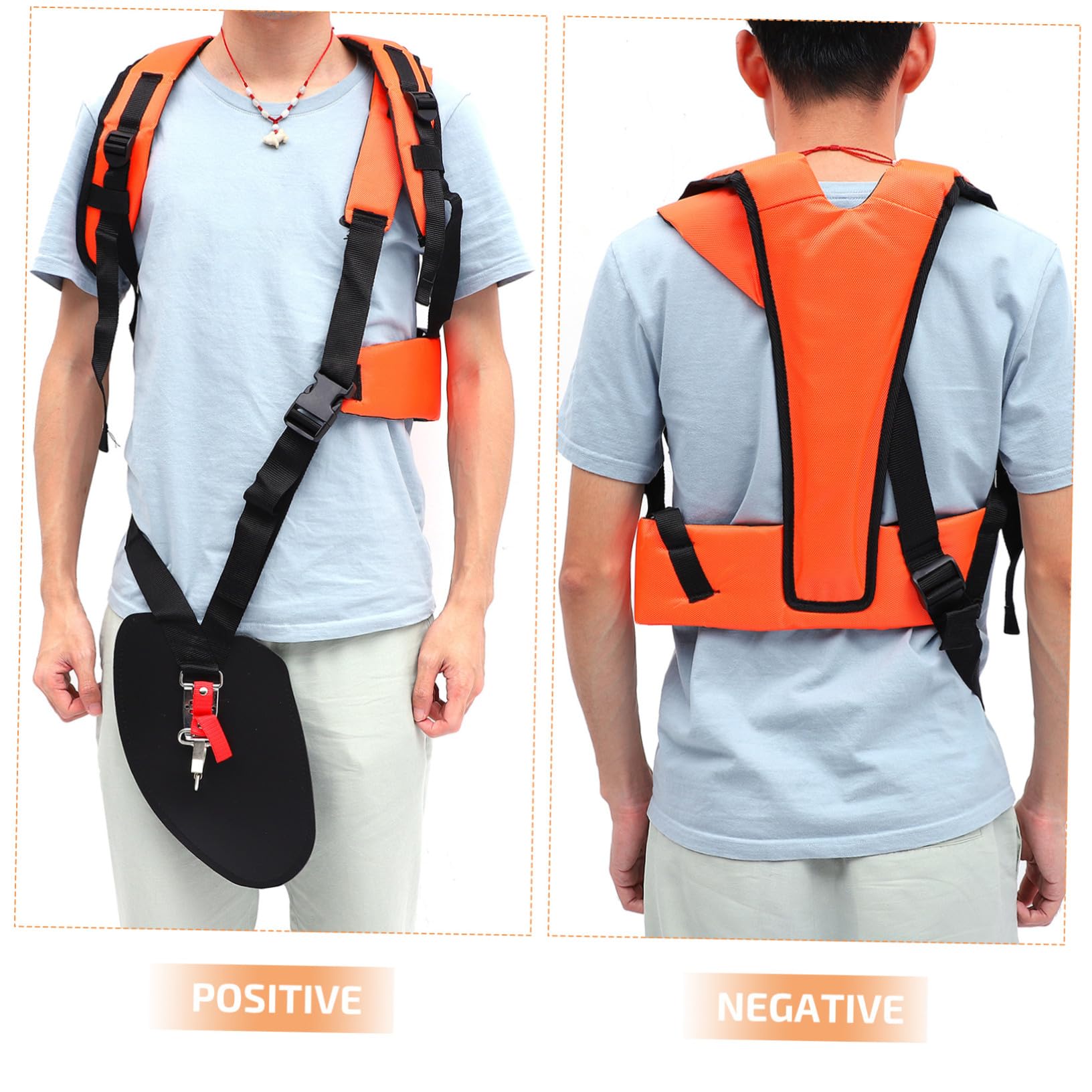Gatuida 2piezas Correas Suaves para Cinturón Acolchado Cómodo Hombro Accesorios para Desbrozadora para Jardinería