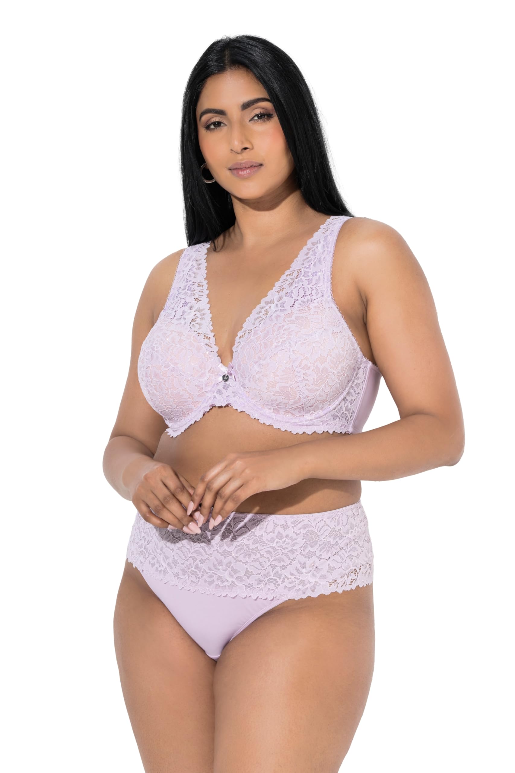 Ulla Popken TruYou by Damen große Größen Übergrößen Plus Size TruYou by Bügel-BH, Spitze, Softcups 837944