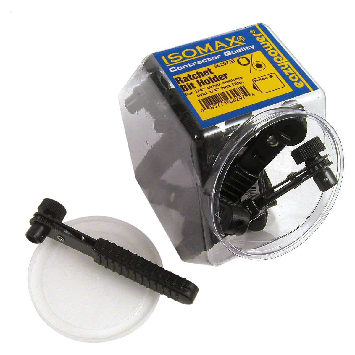 Eazypower 00297 Tub of 10 1/4-Inch Male Square Drive Socket/Reversible Ratchet