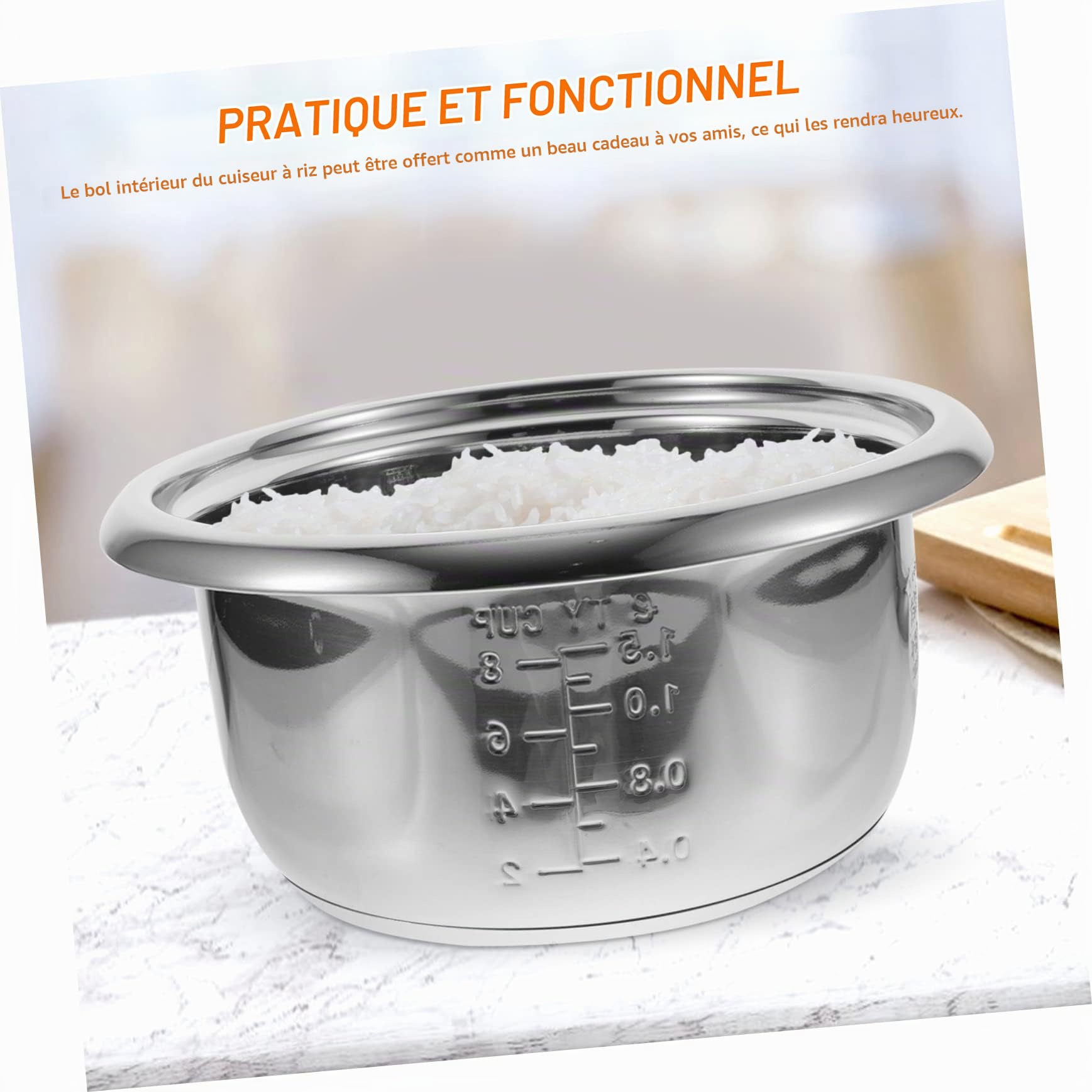 Marmite Intérieure Pour Cuiseur à Riz Bol Rond Pour Cuisson Accessoire De Cuisine Pour Maison