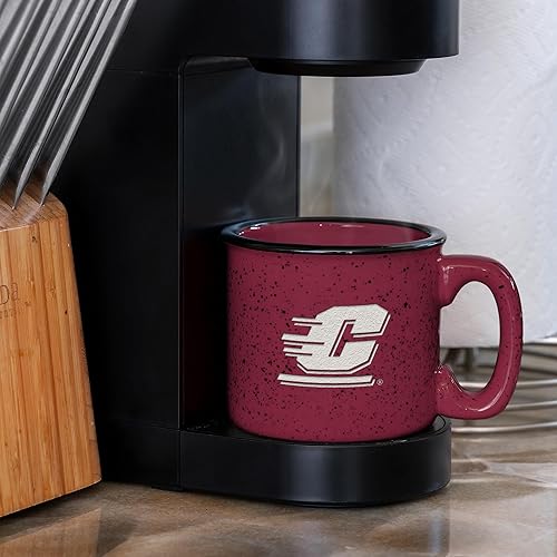 Miniatura 105 de Rico Industries NCAA Utah Utes - Taza de café personalizada de 12 onzas con logotipo grabado con láser profundo, taza de cerámica para acampar con