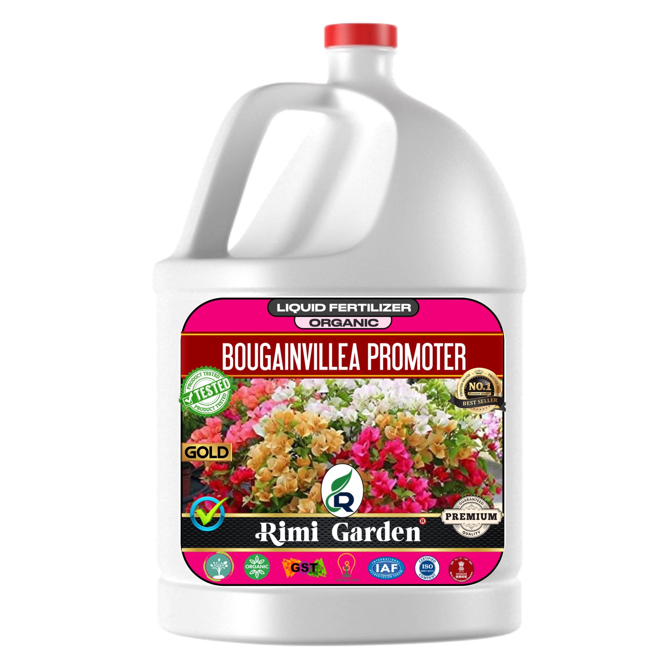 Rimi Garden® Bougainvillea Promotor Liquid Fertilizer Premium Essential Super Powerful Liquid Fertilizer for the Best Growth of Bougainvillea Plants. (500 ml)